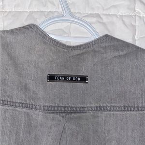 Fear of God Gray Denim Kimono Sixth Collection